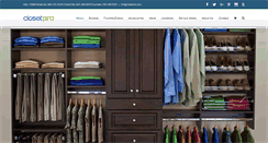 Desktop Screenshot of closetpro.com